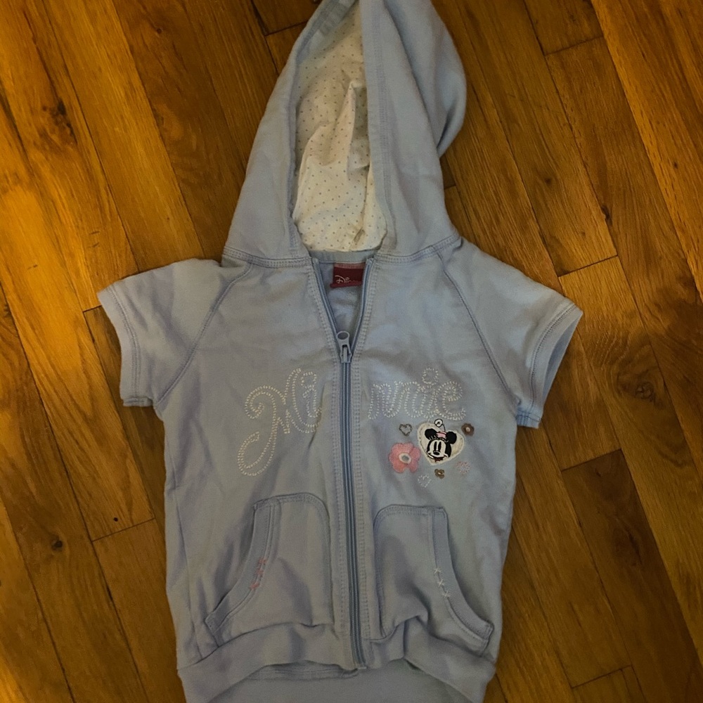 Minnie Mouse short sleeve hoodie